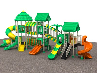 Los nuevos artículos al aire libre grandes del patio de recreo del tubo galvanizado comercial de China utilizaron TQ-ZR1154